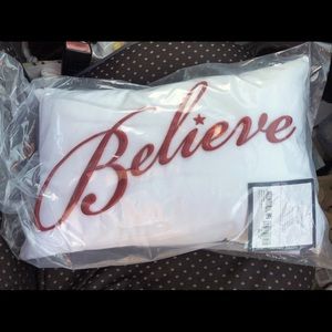Macy’s Believe decorative pillow